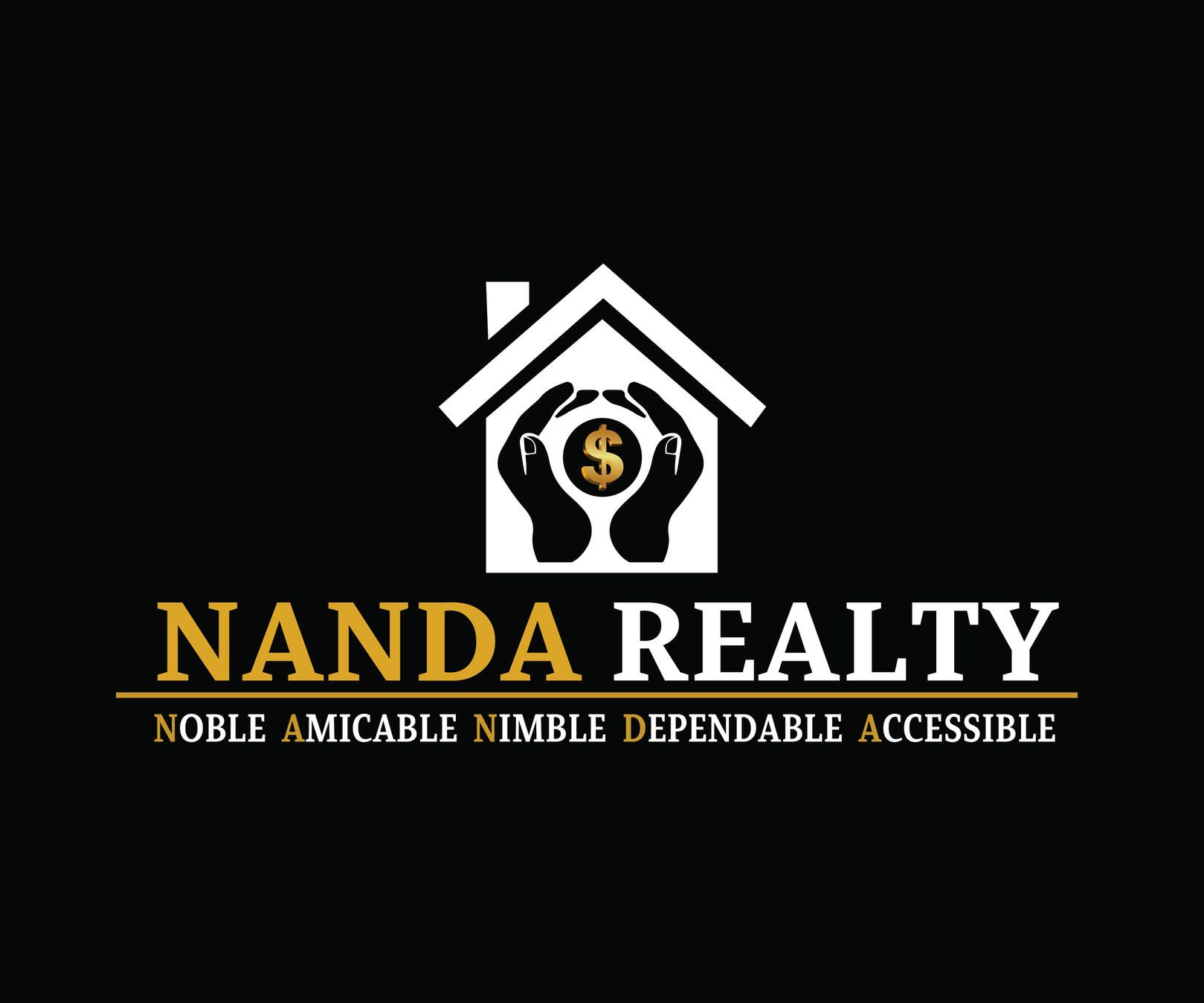 Nanda Realty logo – California real estate brokerage