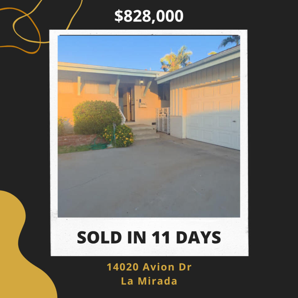 Front view of home at 14220 Avion Dr, La Mirada – Sold by Varun Nanda in 11 days for $828,000